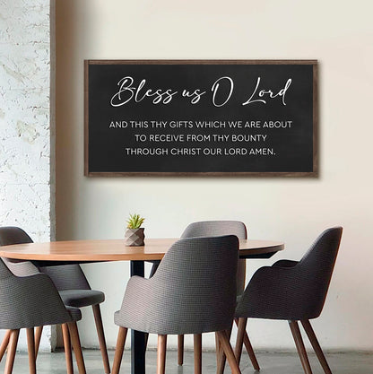 Rustic Wooden Blessing Wall Sign