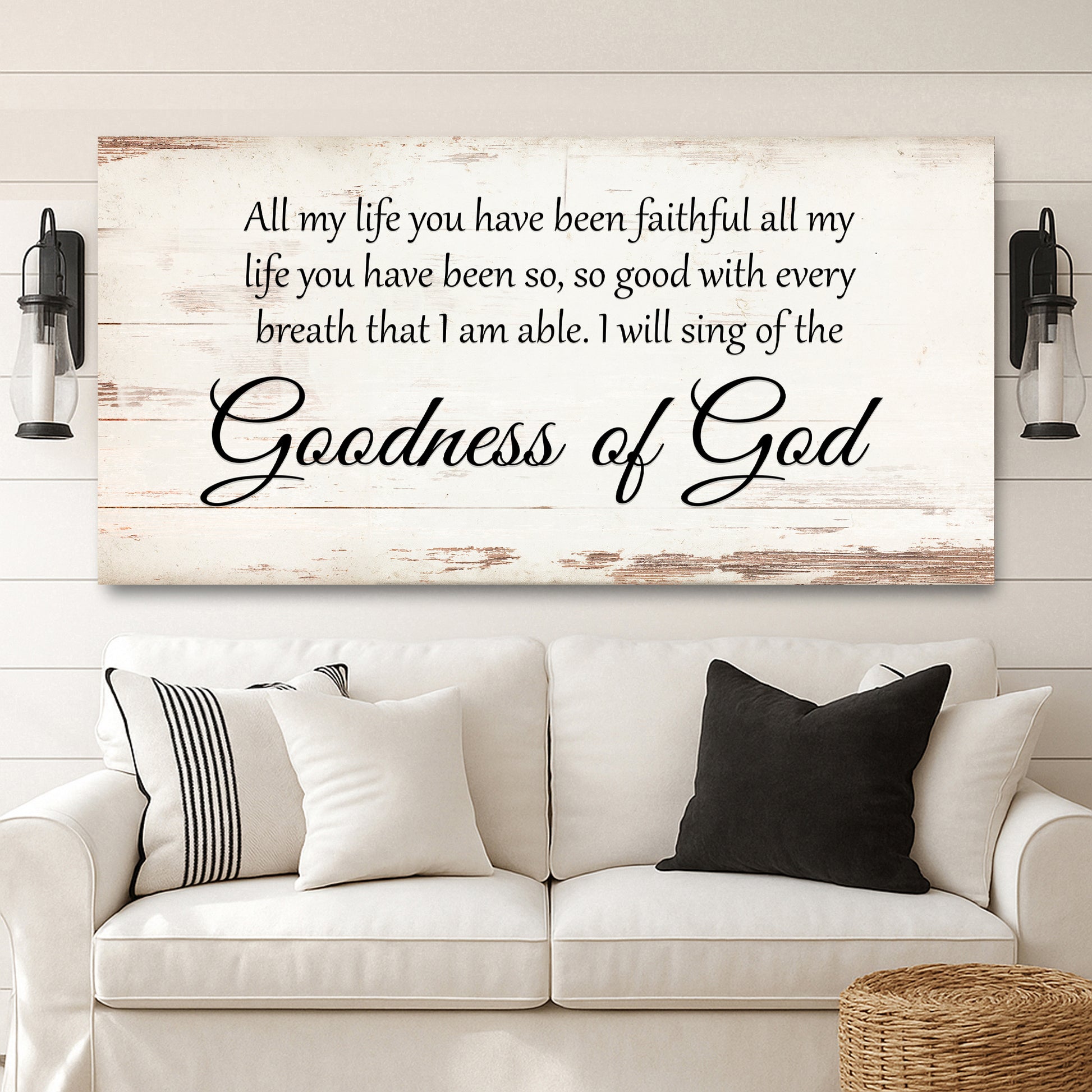 Goodness of God Faith Sign V