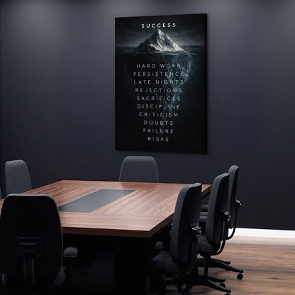 Iceberg of Success Wall Sign II