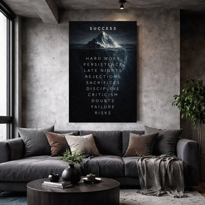 Iceberg of Success Wall Sign II