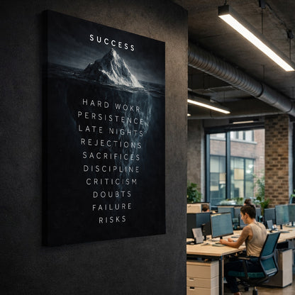 Iceberg of Success Wall Sign II
