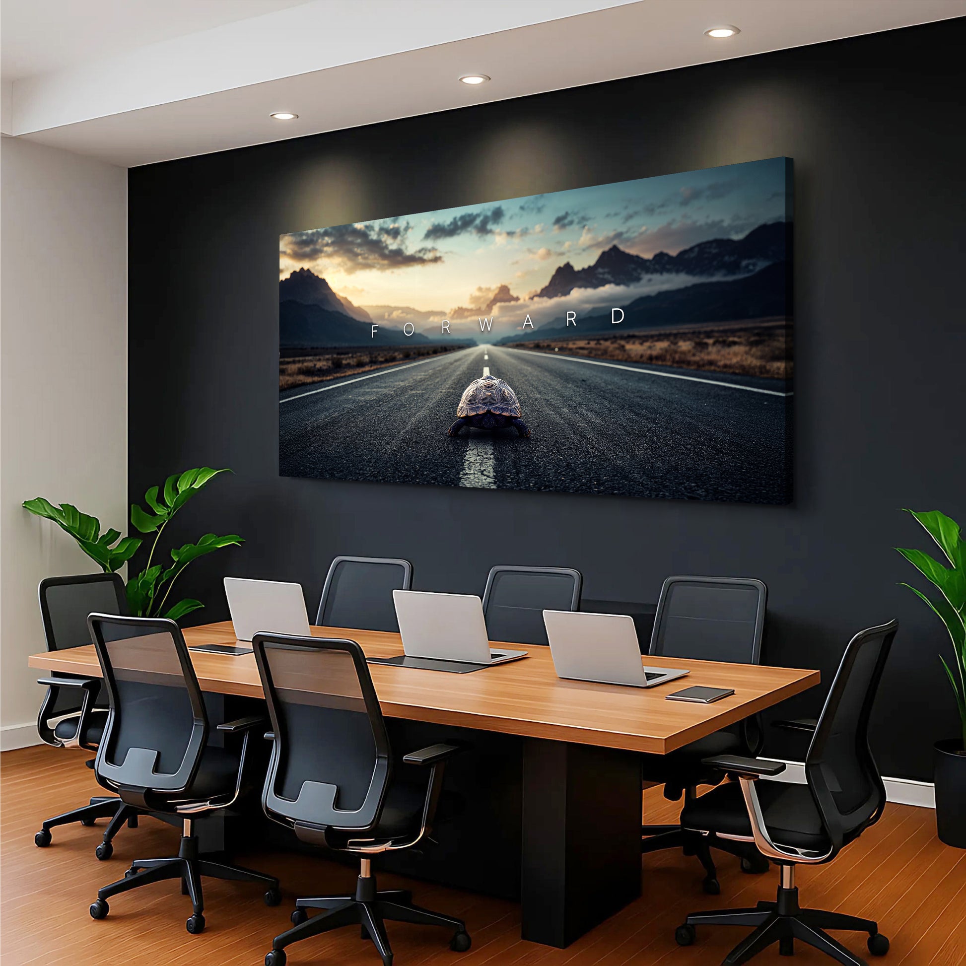 Forward Motivational Wall Sign