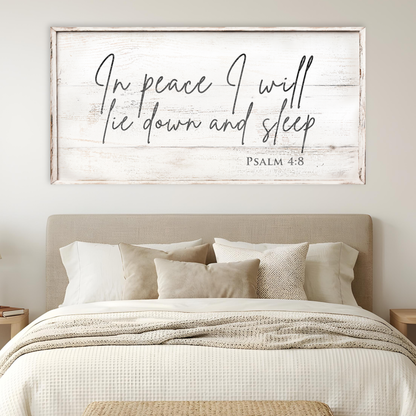 In Peace I Will Lie Down And Sleep - Psalm 4:8