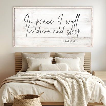 In Peace I Will Lie Down And Sleep - Psalm 4:8