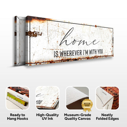 Home Is Wherever I'm With You Sign