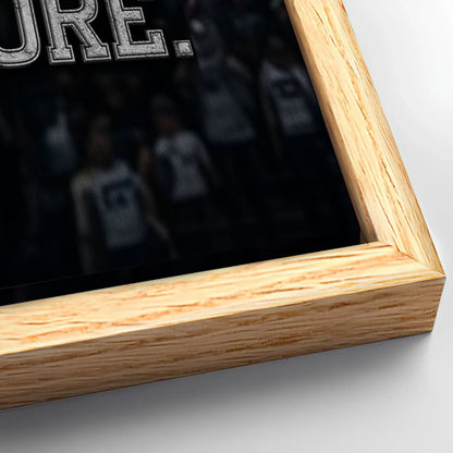 Save 33% When You Add A Frame To Your 48x24 Motivational Basketball Wall Art Canvas Now