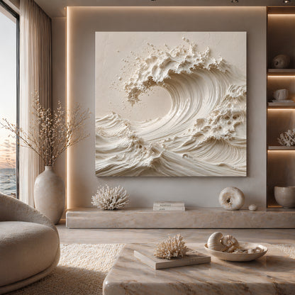 Neutral Wave Sculpture