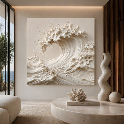 Neutral Wave Sculpture