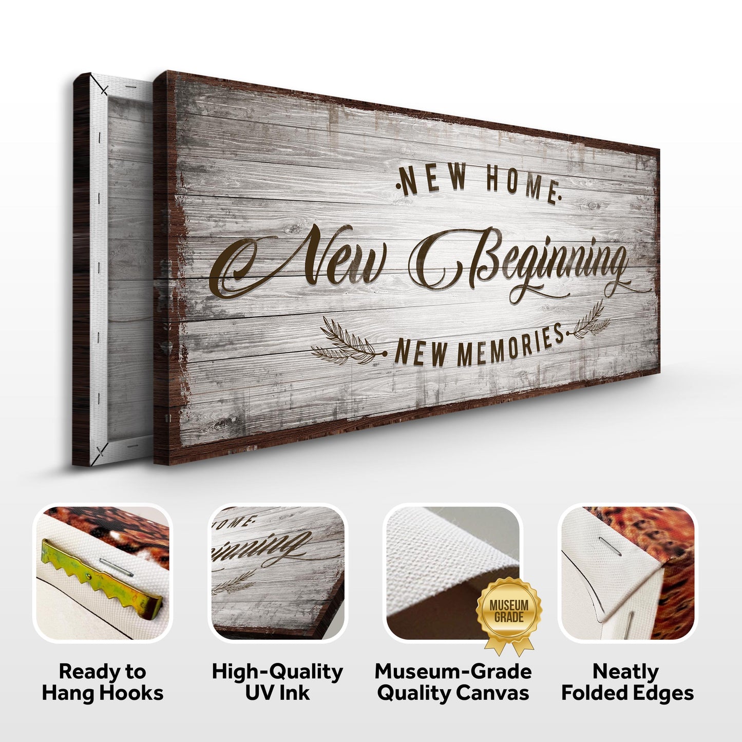New Home, New Beginning Sign IV (Free Shipping)