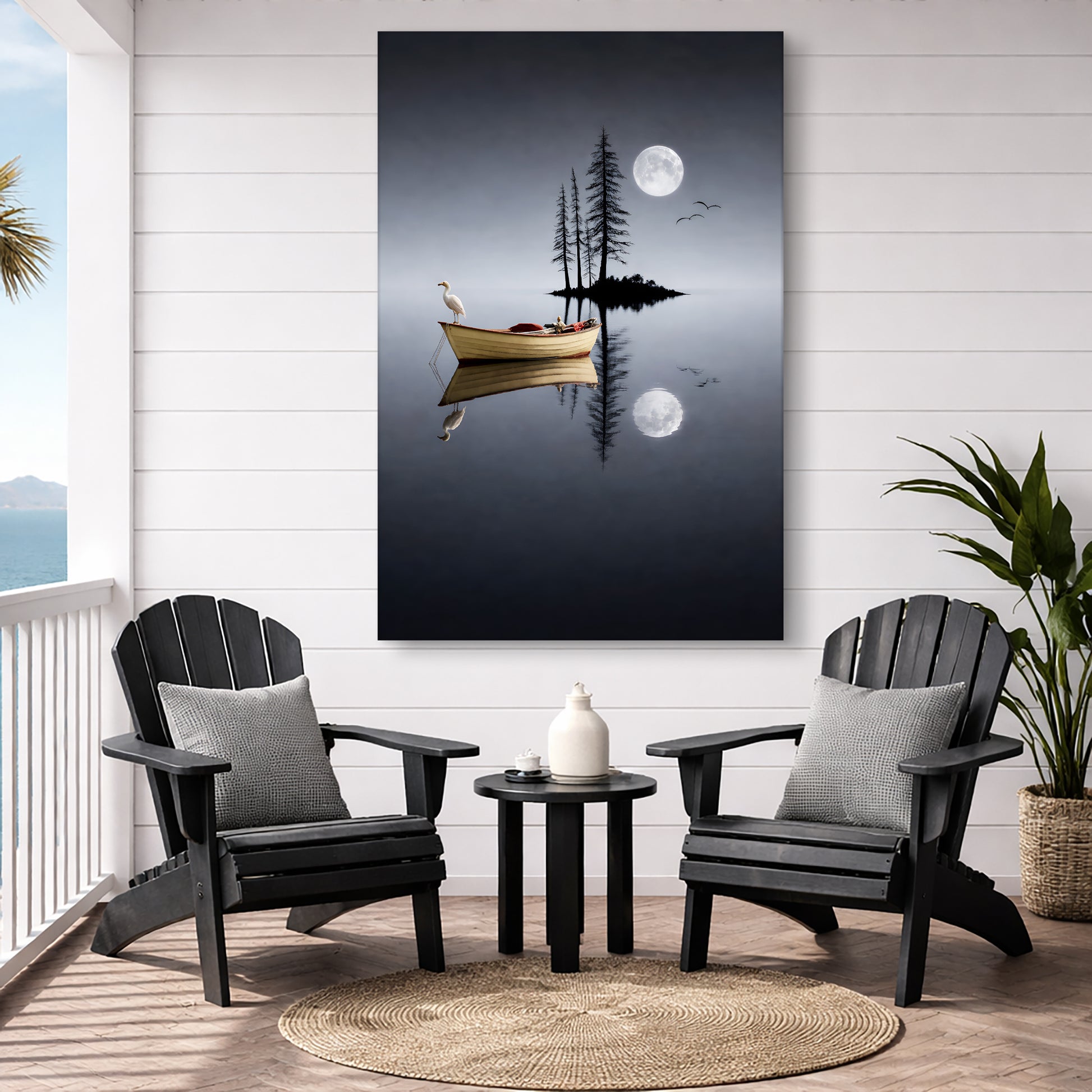 Modern Minimalist Night Lake