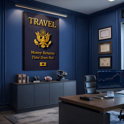Travel Passport Wall Sign