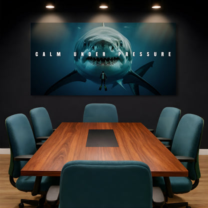 Calm Under Pressure Wall Sign