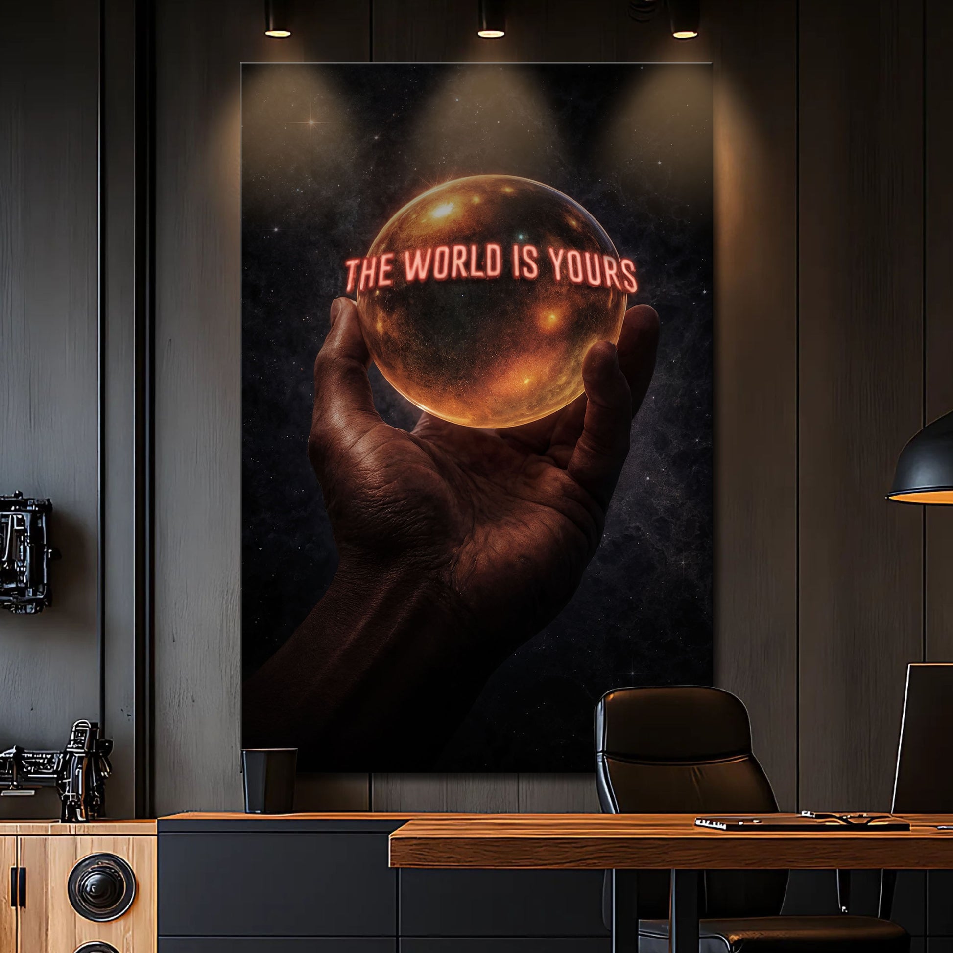 The World is Yours Wall Sign