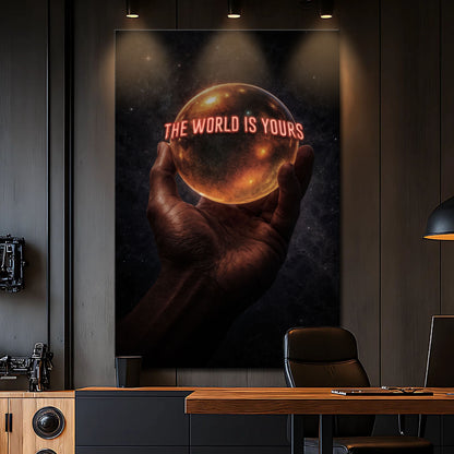 The World is Yours Wall Sign
