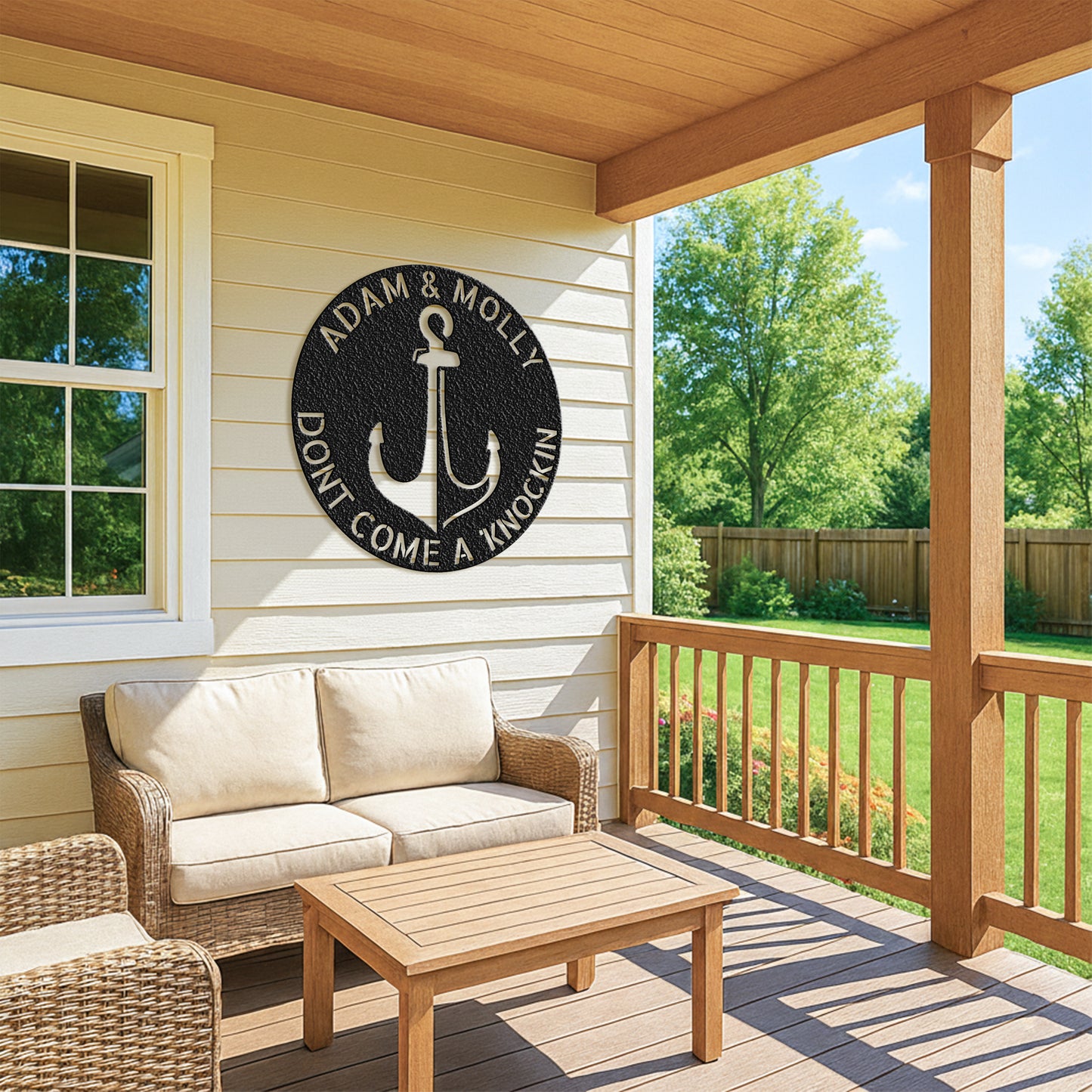 Anchor Plaque - Steel Sign