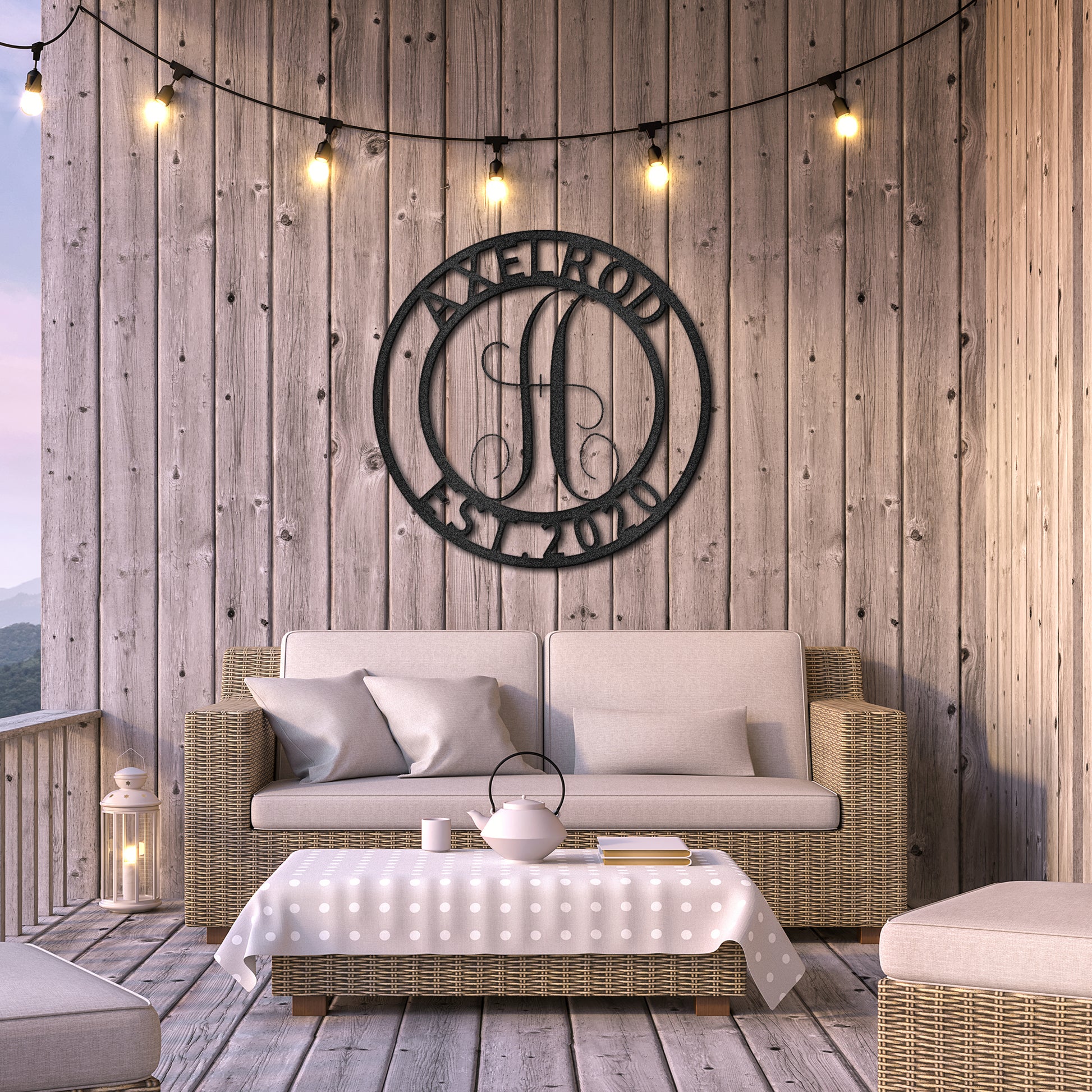 Family Name - Steel Sign