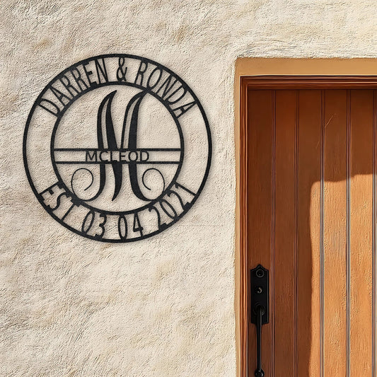 Elaborate Name - Steel Sign