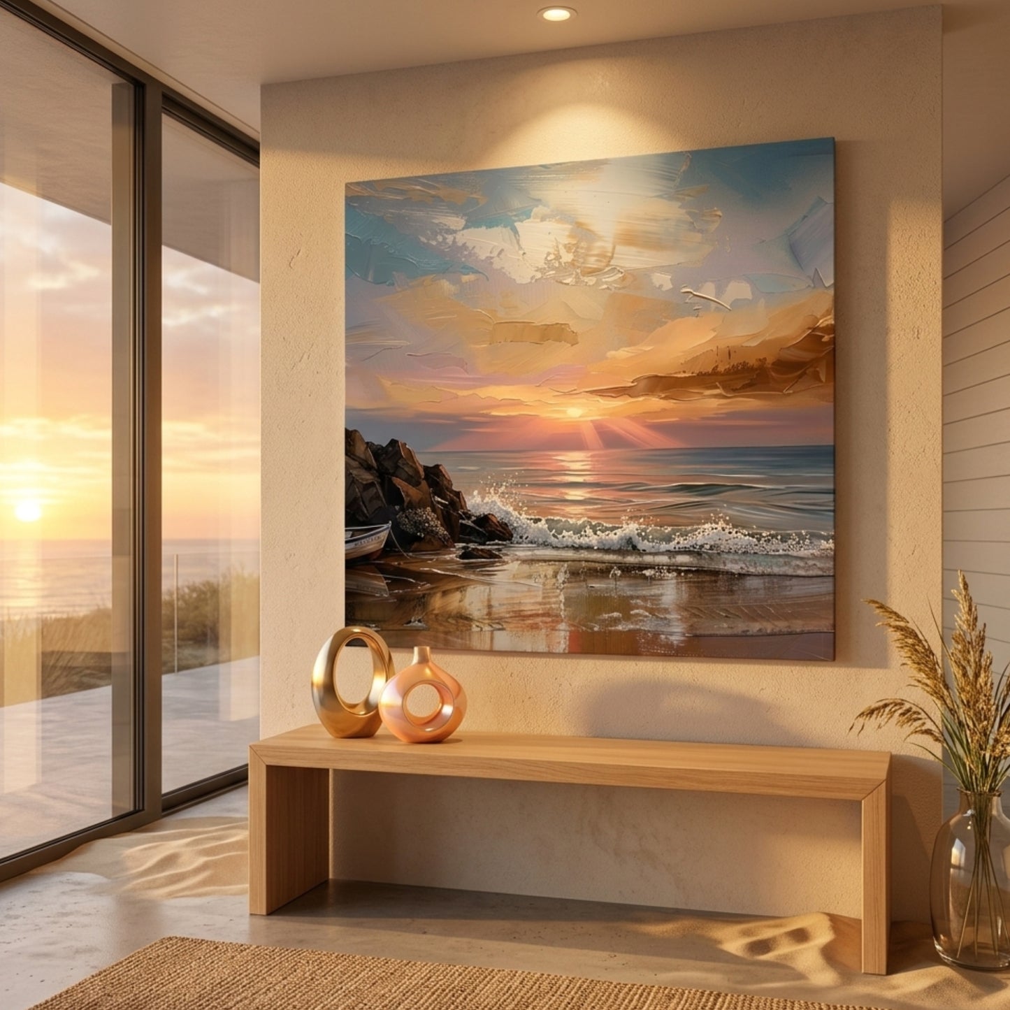 Ocean Sunset Horizon