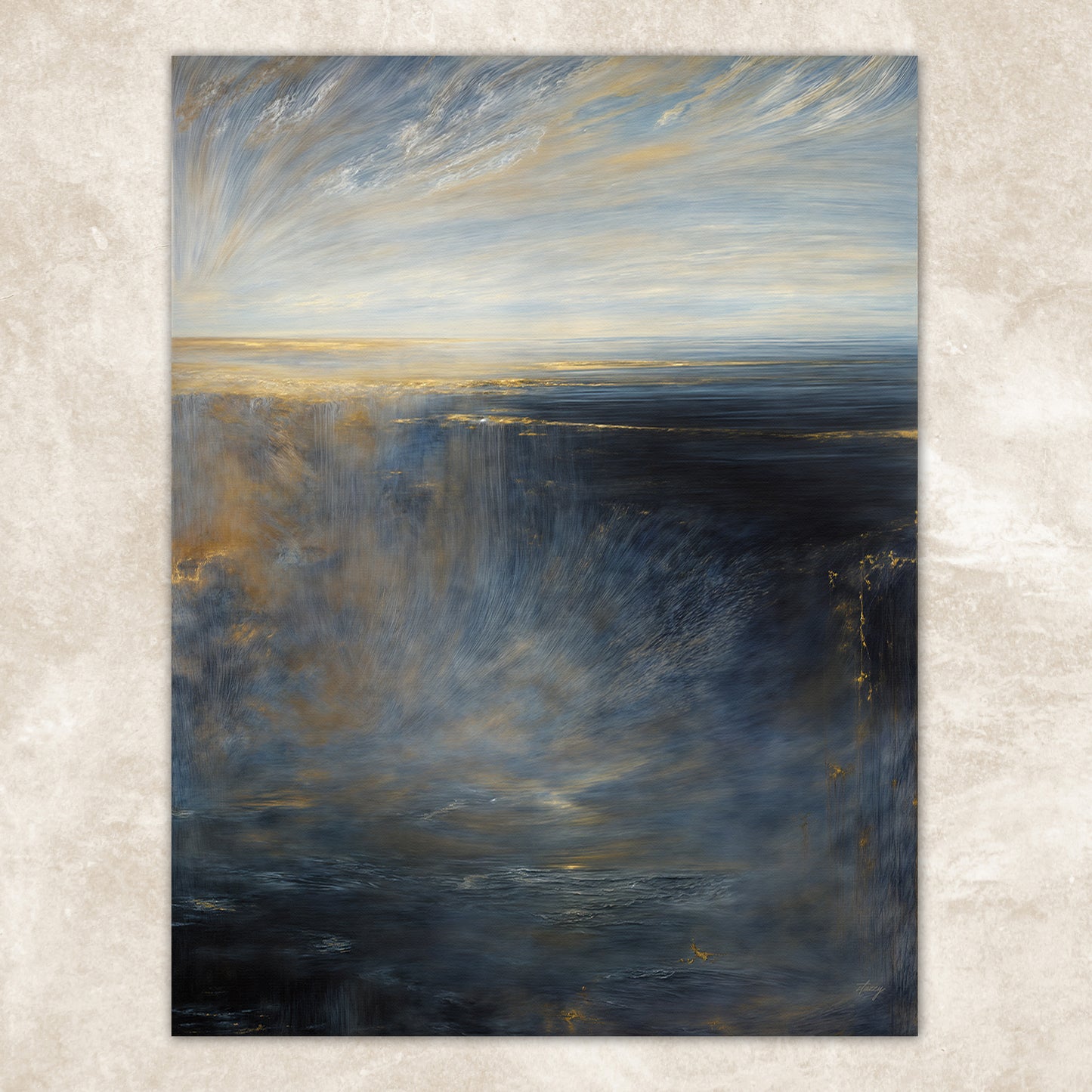Canvas Print: "Oceans Lament"
