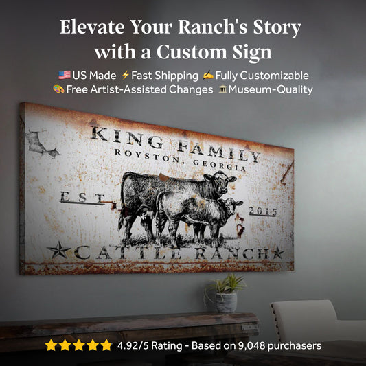 Cattle Ranch Sign