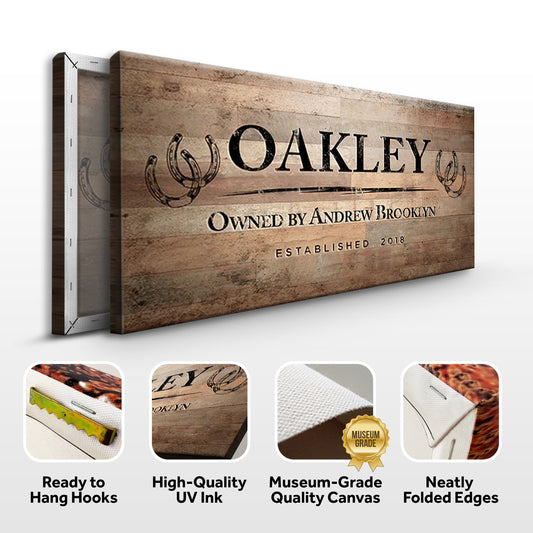 Horseshoe Wall Art Sign