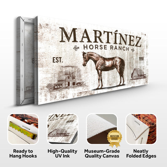 Vintage Horse Ranch Sign