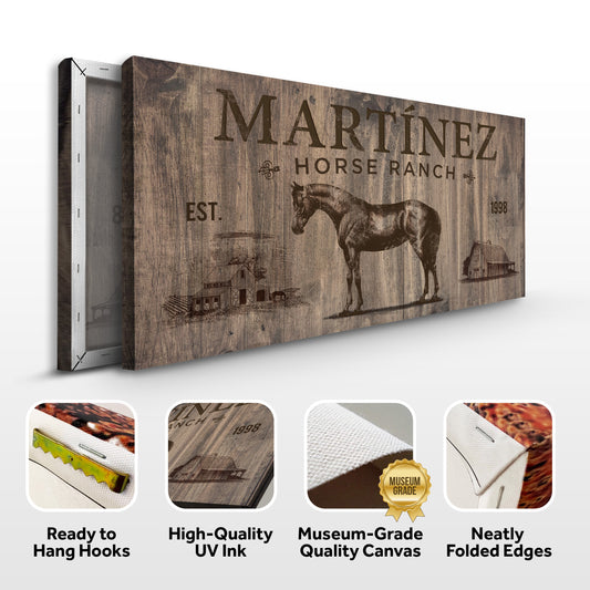 Vintage Horse Ranch Sign V