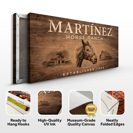 Vintage Horse Ranch Sign VI