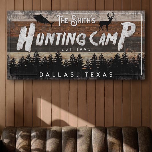 Fishing and Hunting Sign Style 5 - Image by Tailored Canvases