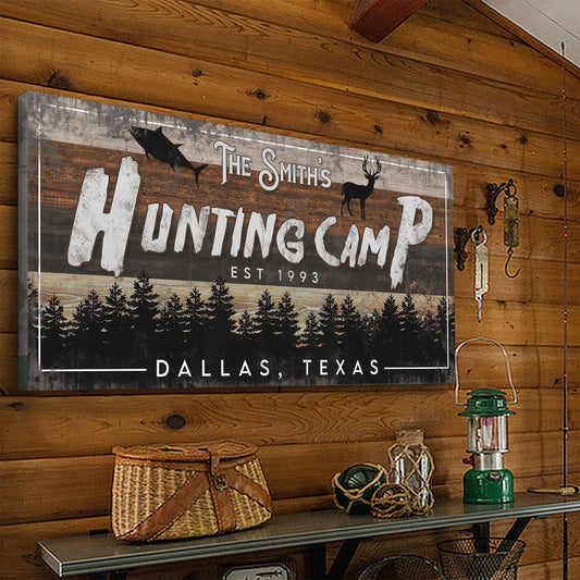 Fishing and Hunting Sign Style 5 - Image by Tailored Canvases