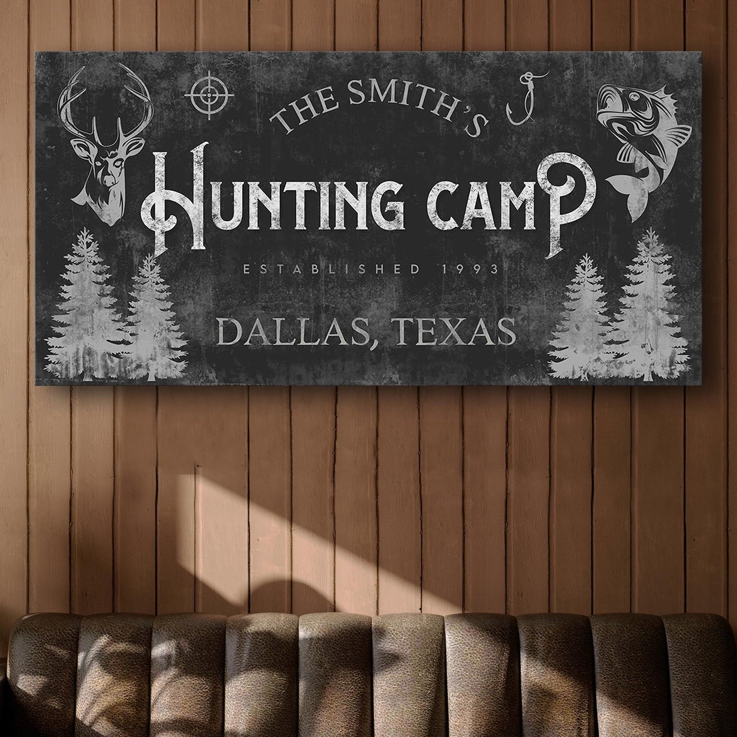 Fishing And Hunting Sign III