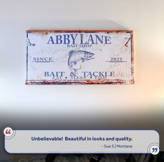 Bait and Tackle Sign