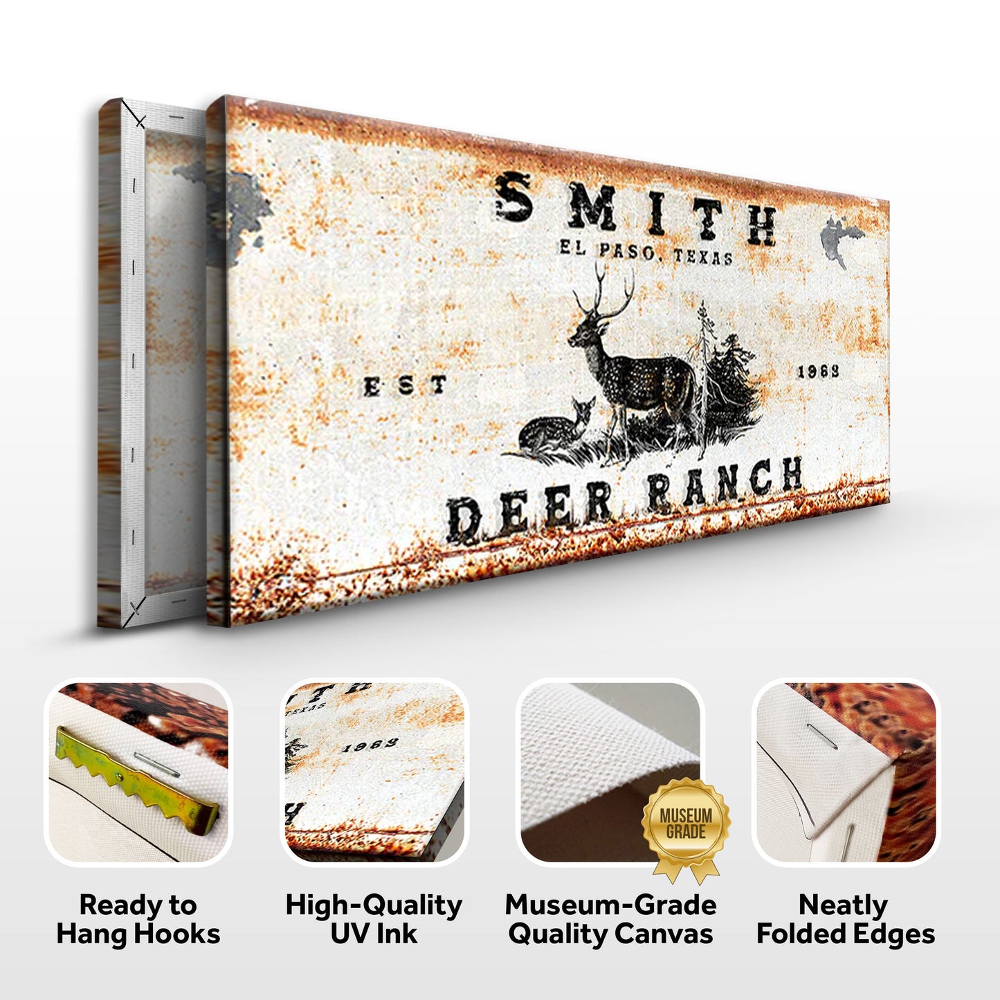 Deer Ranch Sign (Free Shipping)