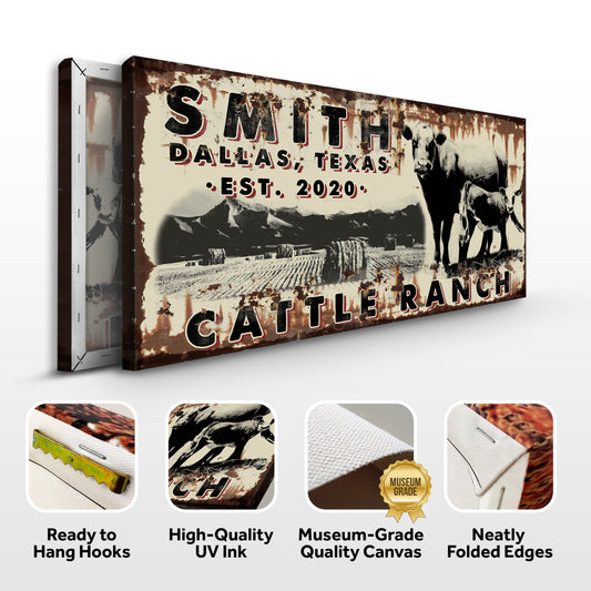 Cattle Ranch Vintage Sign
