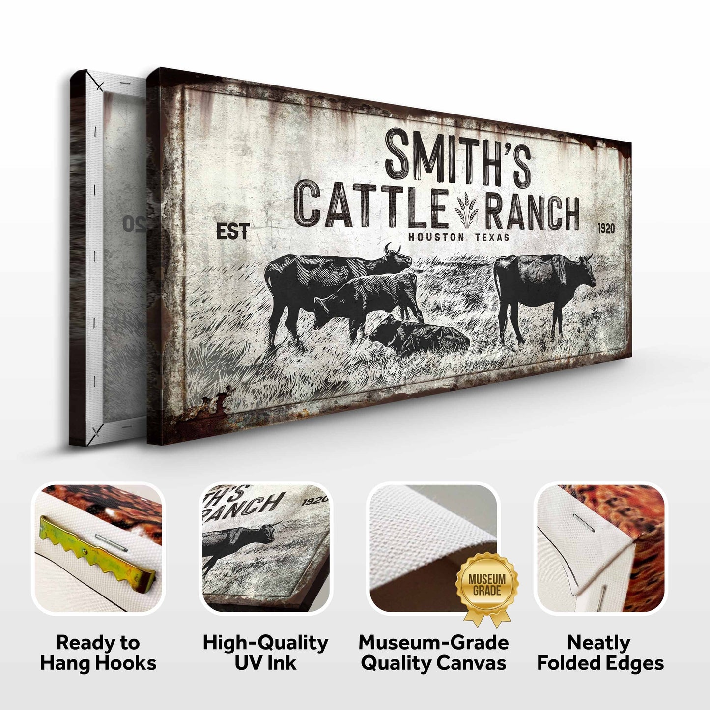 Cattle Ranch Foliage Sign