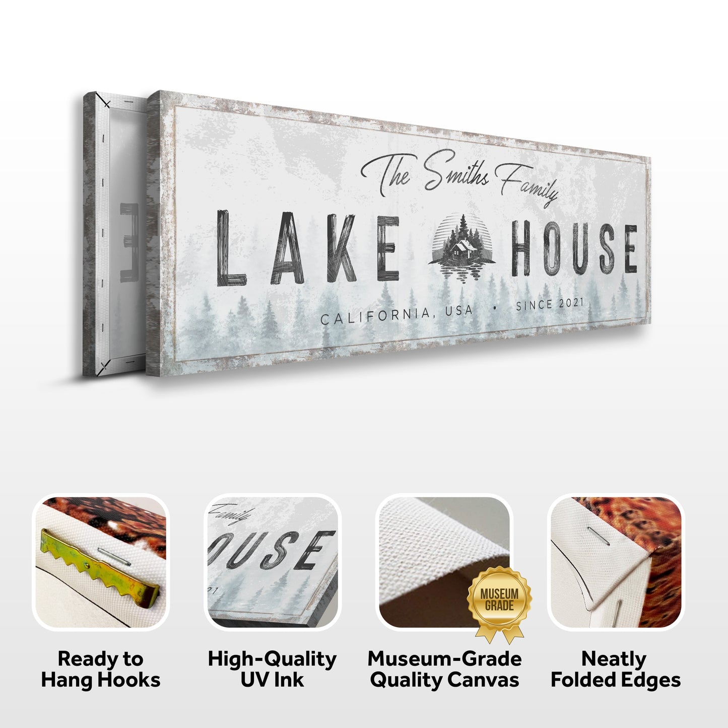Family Lake House Sign II (Free Shipping)