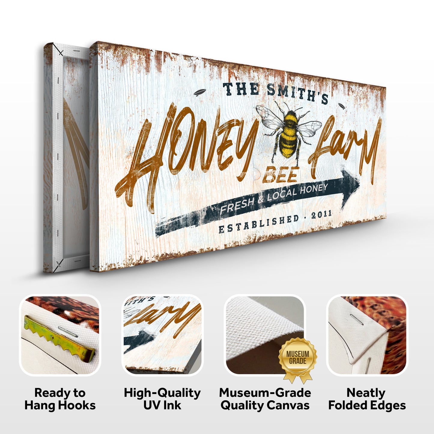 Honey Bee Farm Sign II (Free Shipping)