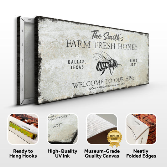 Family Farm Fresh Honey Sign