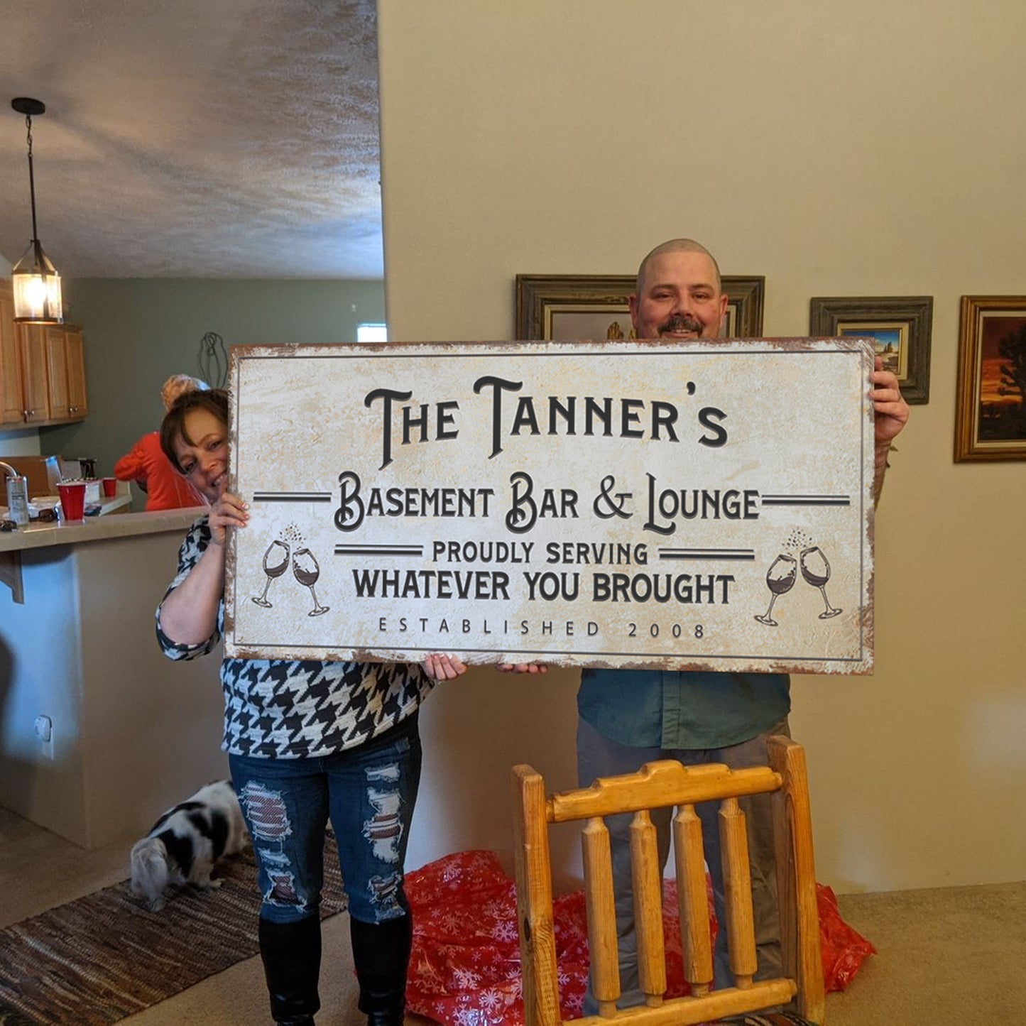 Basement Bar And Lounge Sign