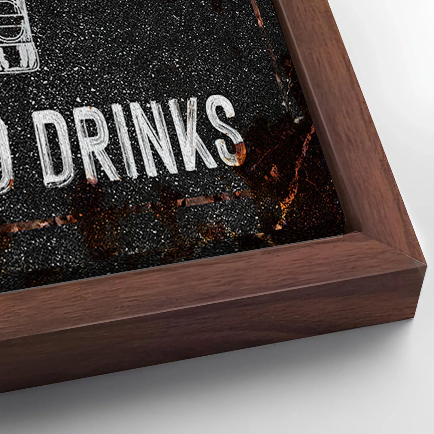 Save 33% When You Add A Frame To Your 60x30 Good Times Man Cave Sign Canvas Now