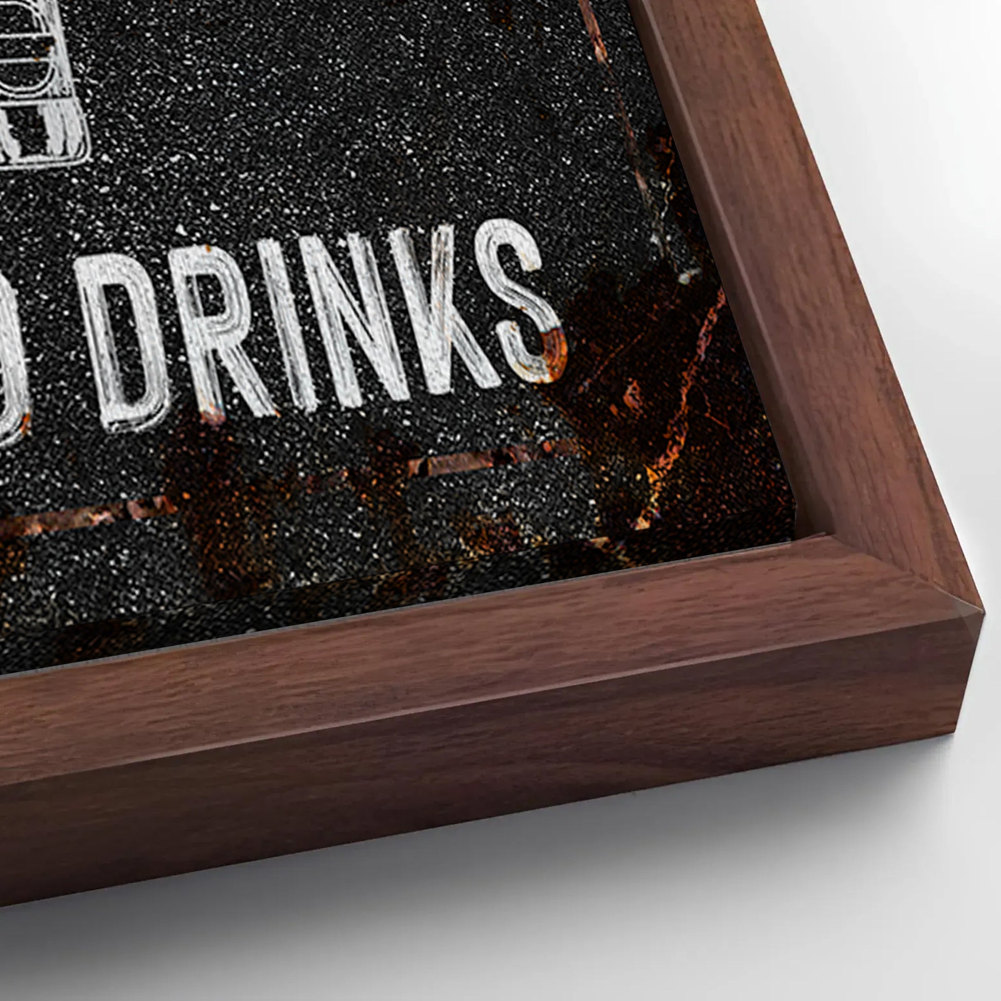 Save 33% When You Add A Frame To Your 60x30 Good Times Man Cave Sign Canvas Now