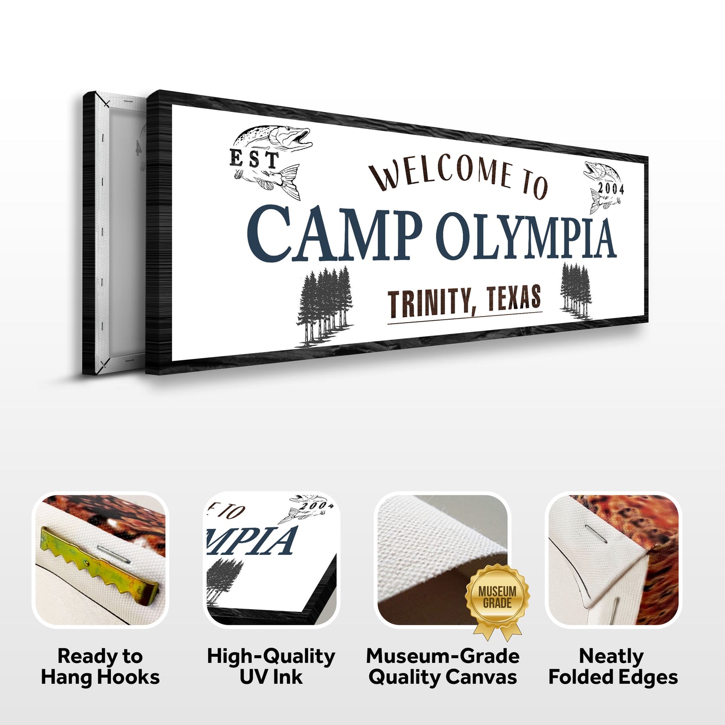 Welcome To Camp Sign