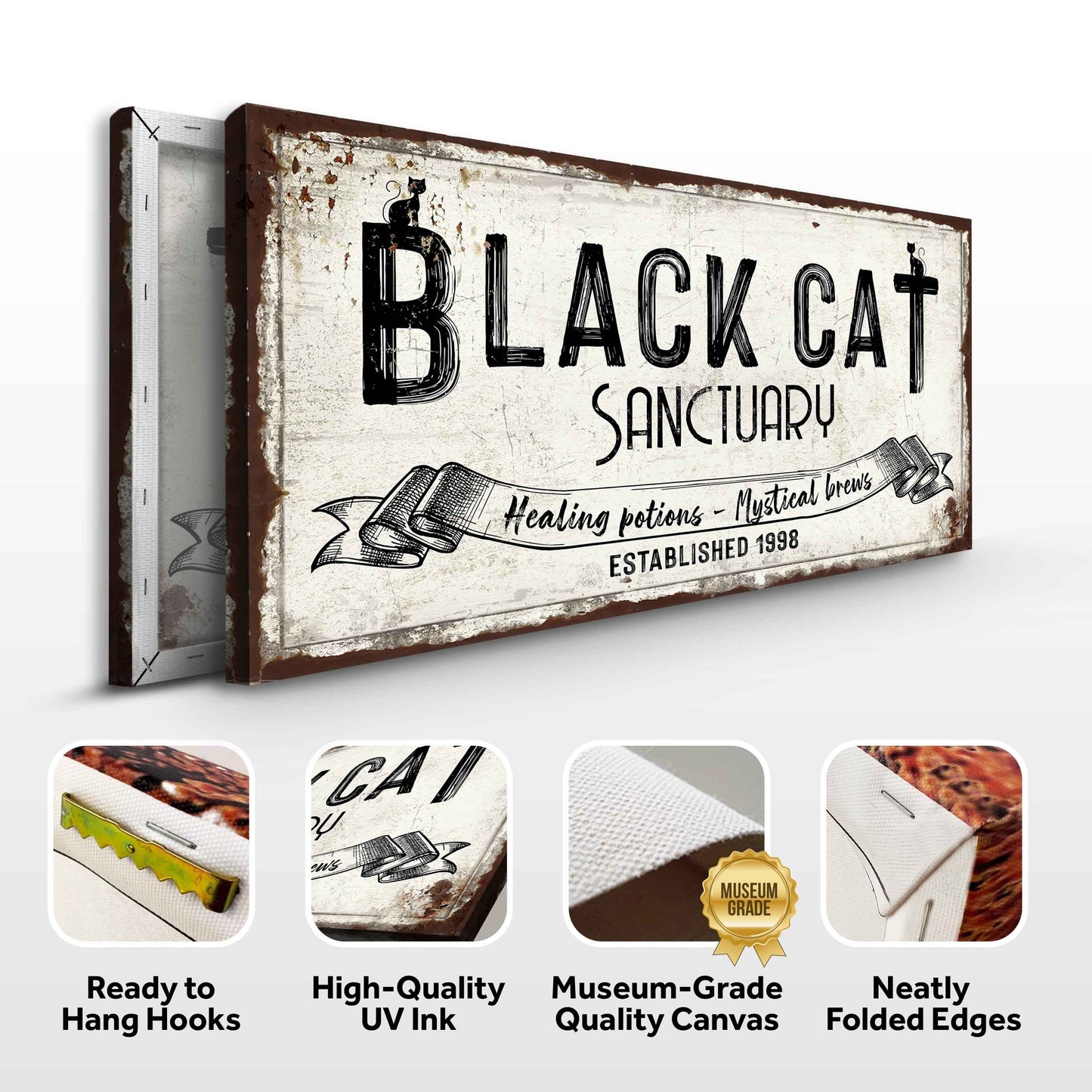 Black Cat Trading Company Sign