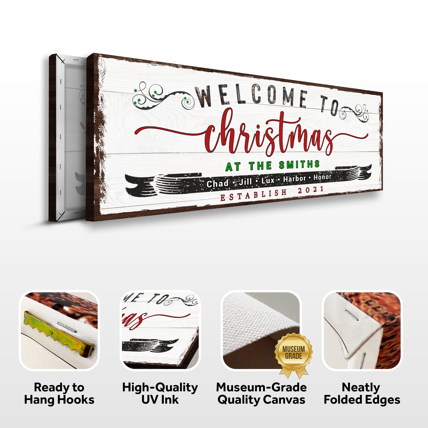 Welcome To Christmas Sign (Free Shipping)