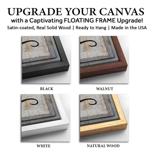 Save 33% When You Add A Frame To Your 20x10 Free Range Chicken Farm Sign Canvas Now