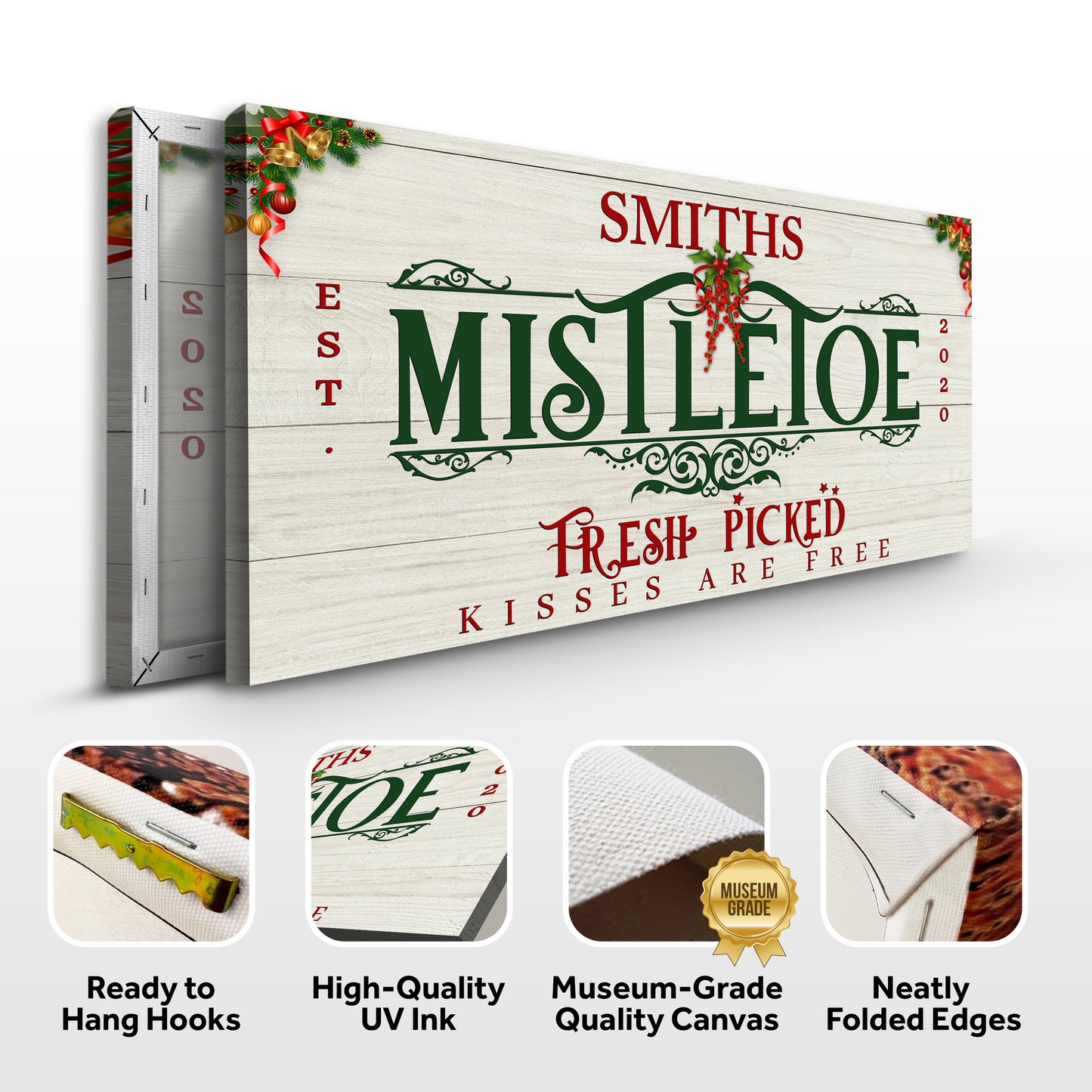 Mistletoe Christmas Sign