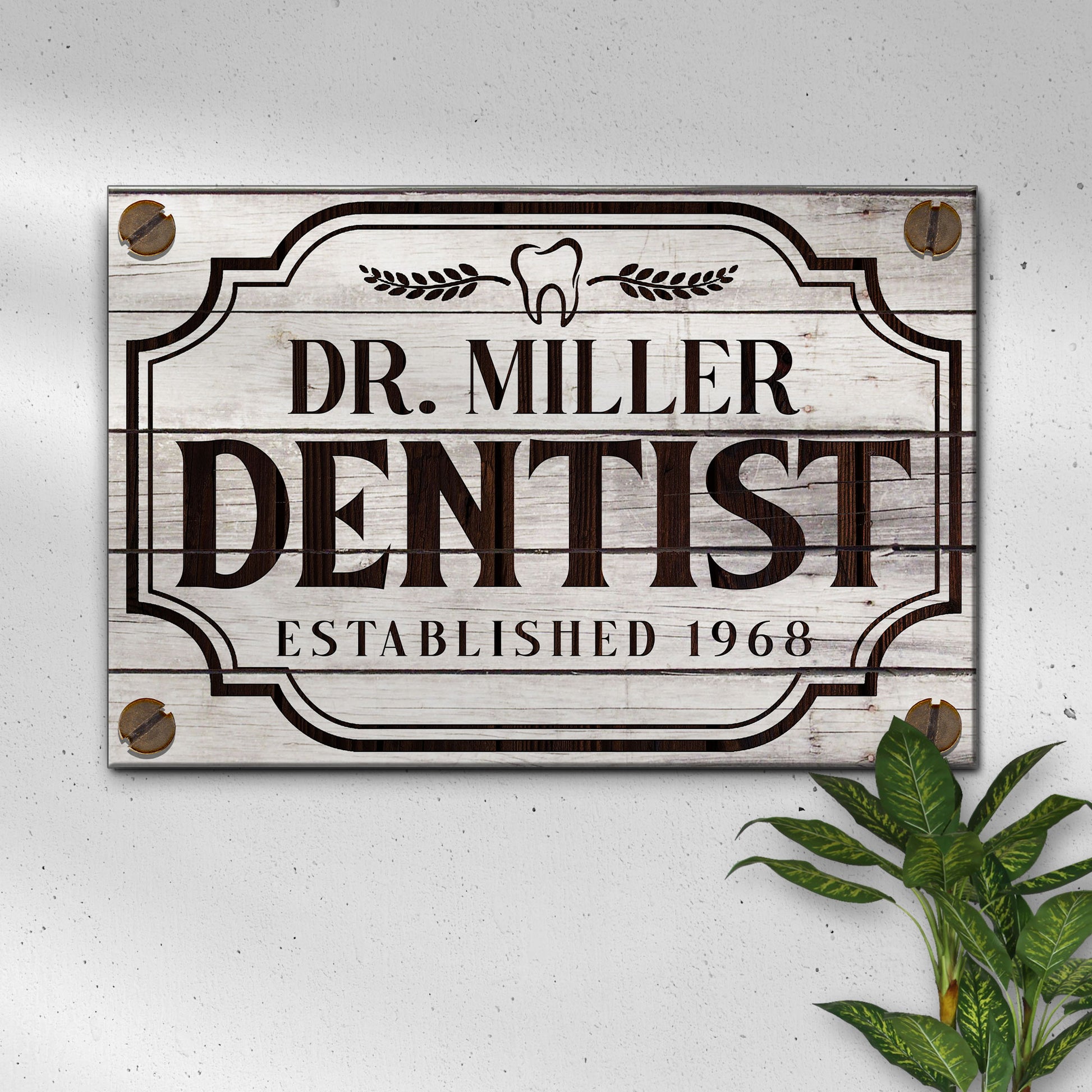 Dentist Sign V  - Image by Tailored Canvases