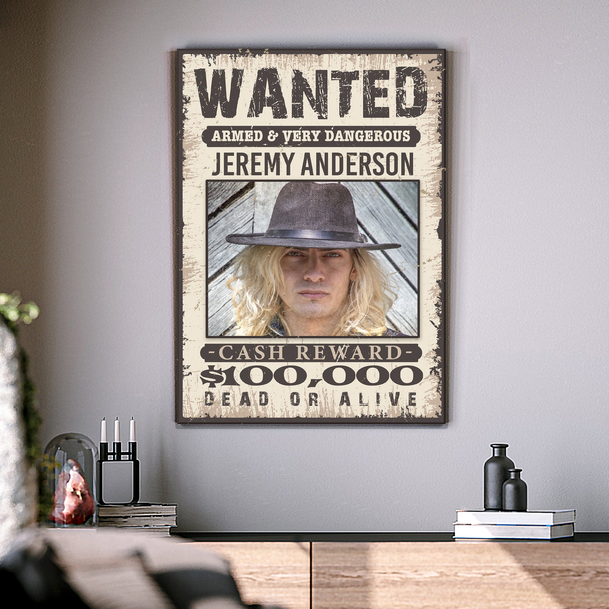 Wanted Sign III - Image by Tailored Canvases