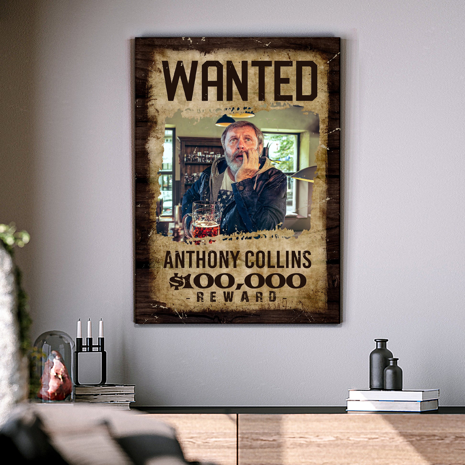 Wanted Sign IV - Image by Tailored Canvases