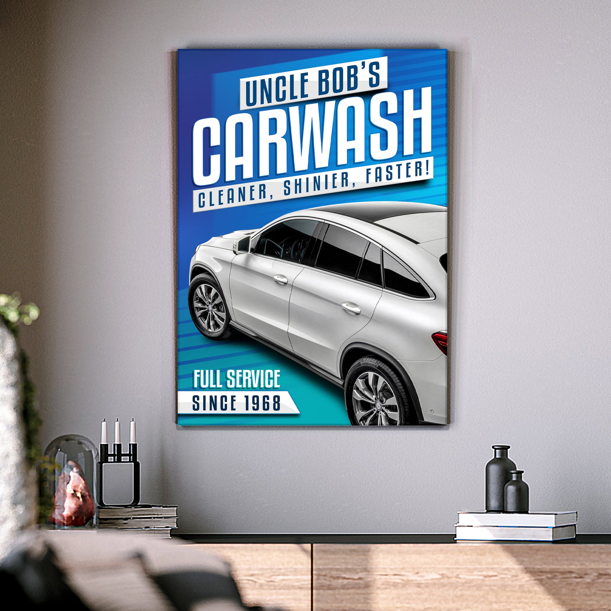 Car Wash Sign Style 2 - Image by Tailored Canvases